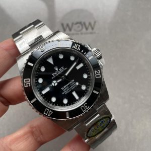 Replica Rolex Submariner 124060LN 904L SS Black Dial on SS Bracelet CLEAN VR3230