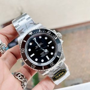 Replica Rolex Submariner No Date CF Clean 41mm Black Dial Black ceramic Bezel 3230